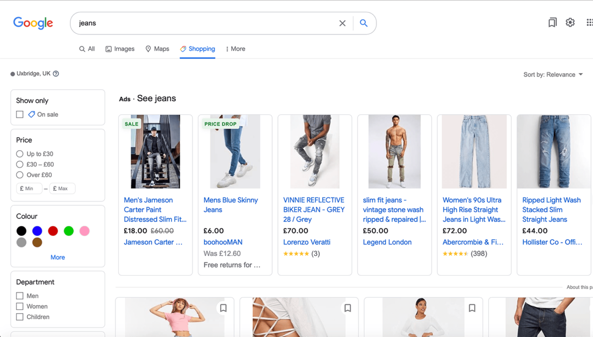 Google Shopping management comprises ads and product listings.