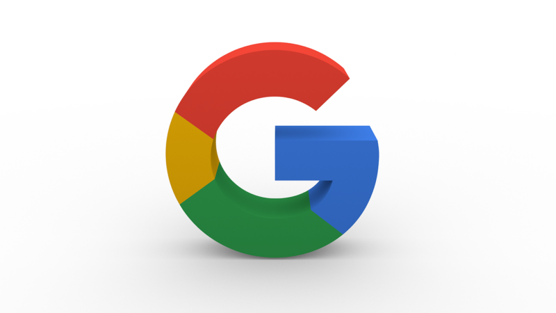 Google Logo in 3D