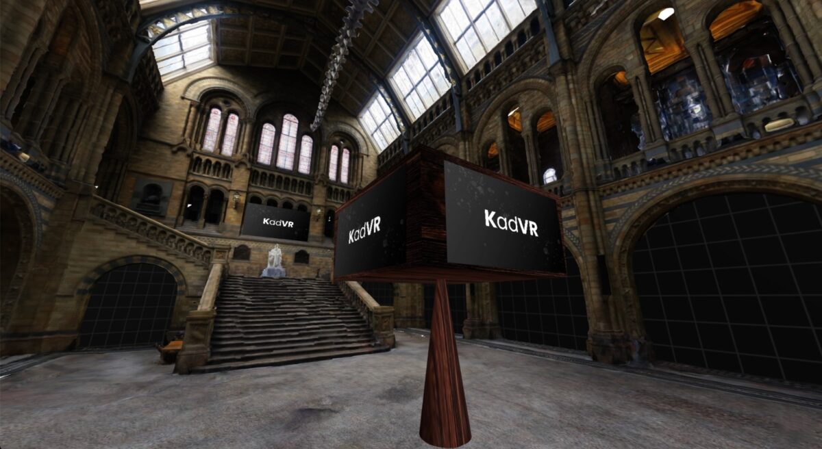 Product advertising in the metaverse with KadVR