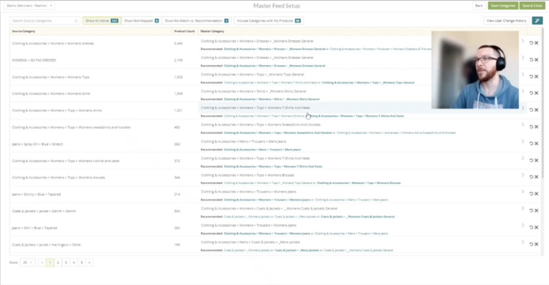 Intelligent Reach Product Category Mapping