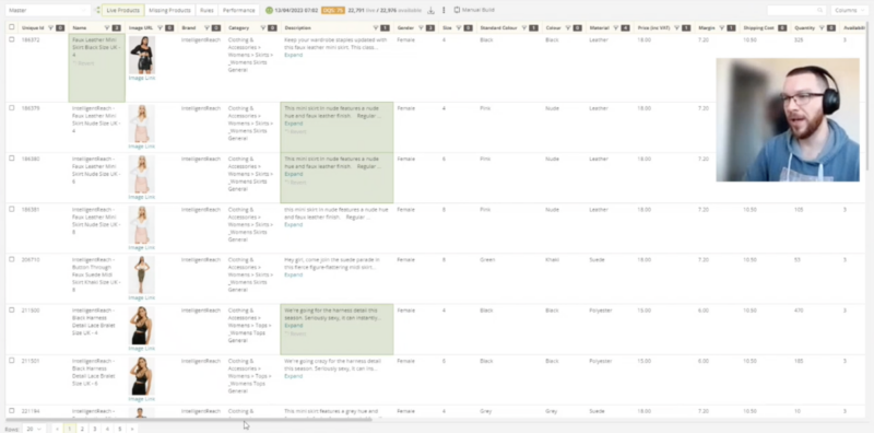Intelligent Reach Product Viewer