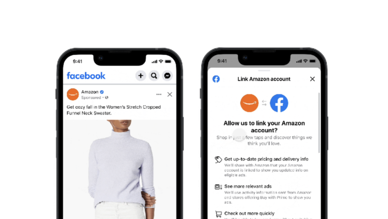 META plugs Amazon into its social commerce plans