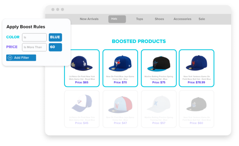 Searchspring's enhanced merchandisation solution